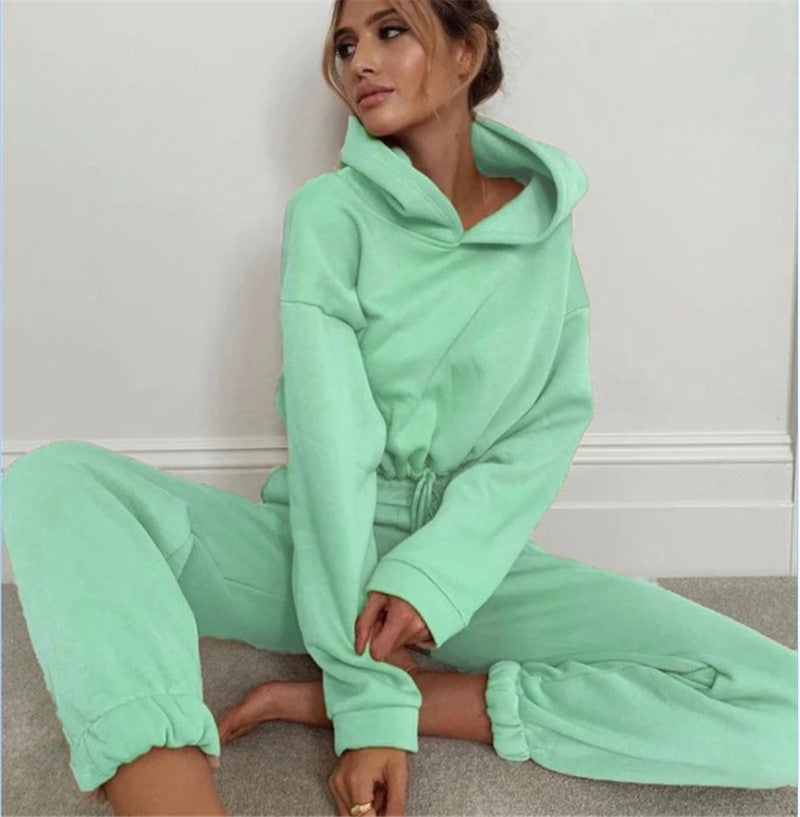 Two-Piece Fashion Long-Sleeved Sports And Leisure Suit