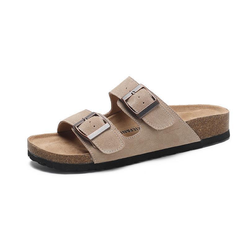 Women's Fashion Retro Buckle Beach Platform Slippers